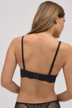 Sujetador sin aro de relleno de encaje copa B<Ysabel Mora Online