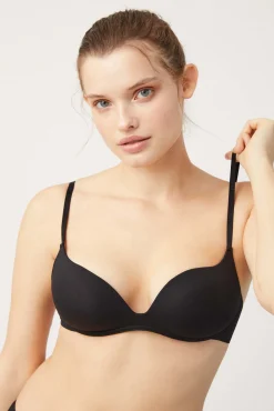 Sujetador sin aro push-up negro<Ysabel Mora Clearance