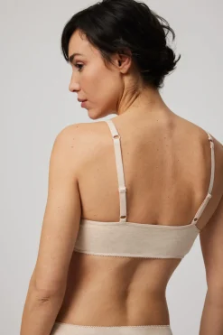 Sujetador sin aro sin relleno algodón orgánico<Ysabel Mora Discount