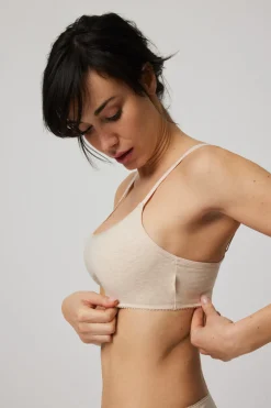 Sujetador sin aro sin relleno algodón orgánico<Ysabel Mora Discount
