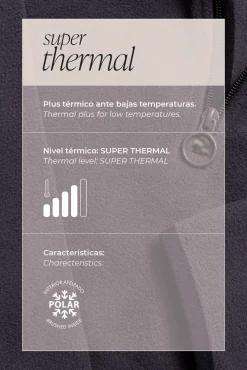 SUPER TÉRMICO Forro polar media cremallera mujer<Ysabel Mora Best