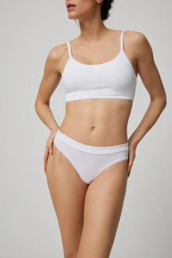 Tanga algodón orgánico blanco<Ysabel Mora