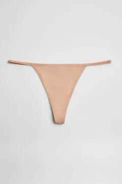 Tanga de hilo algodón nude<Ysabel Mora Outlet