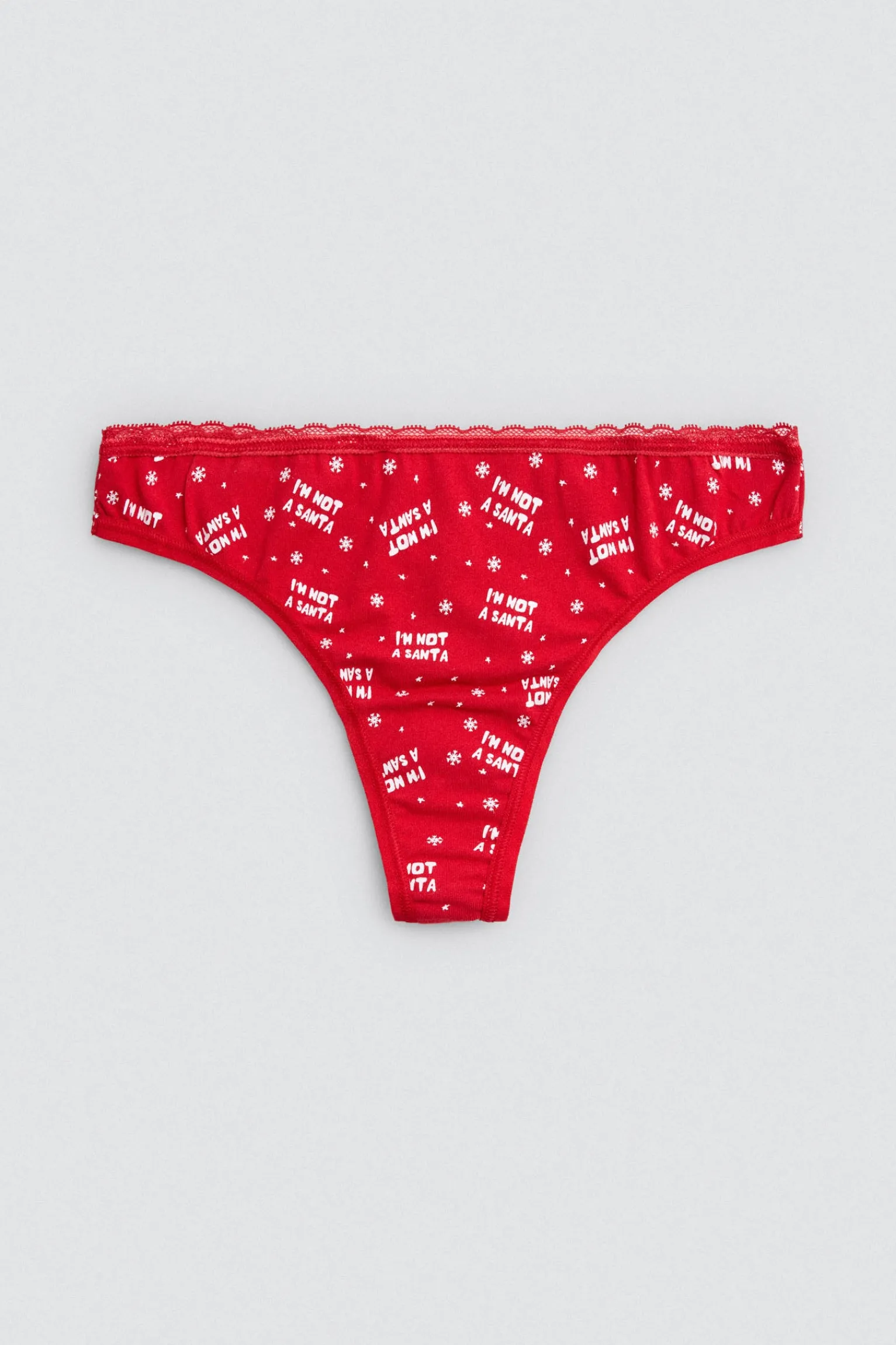 Tanga mujer estampado navideño<Ysabel Mora New