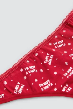 Tanga mujer estampado navideño<Ysabel Mora New