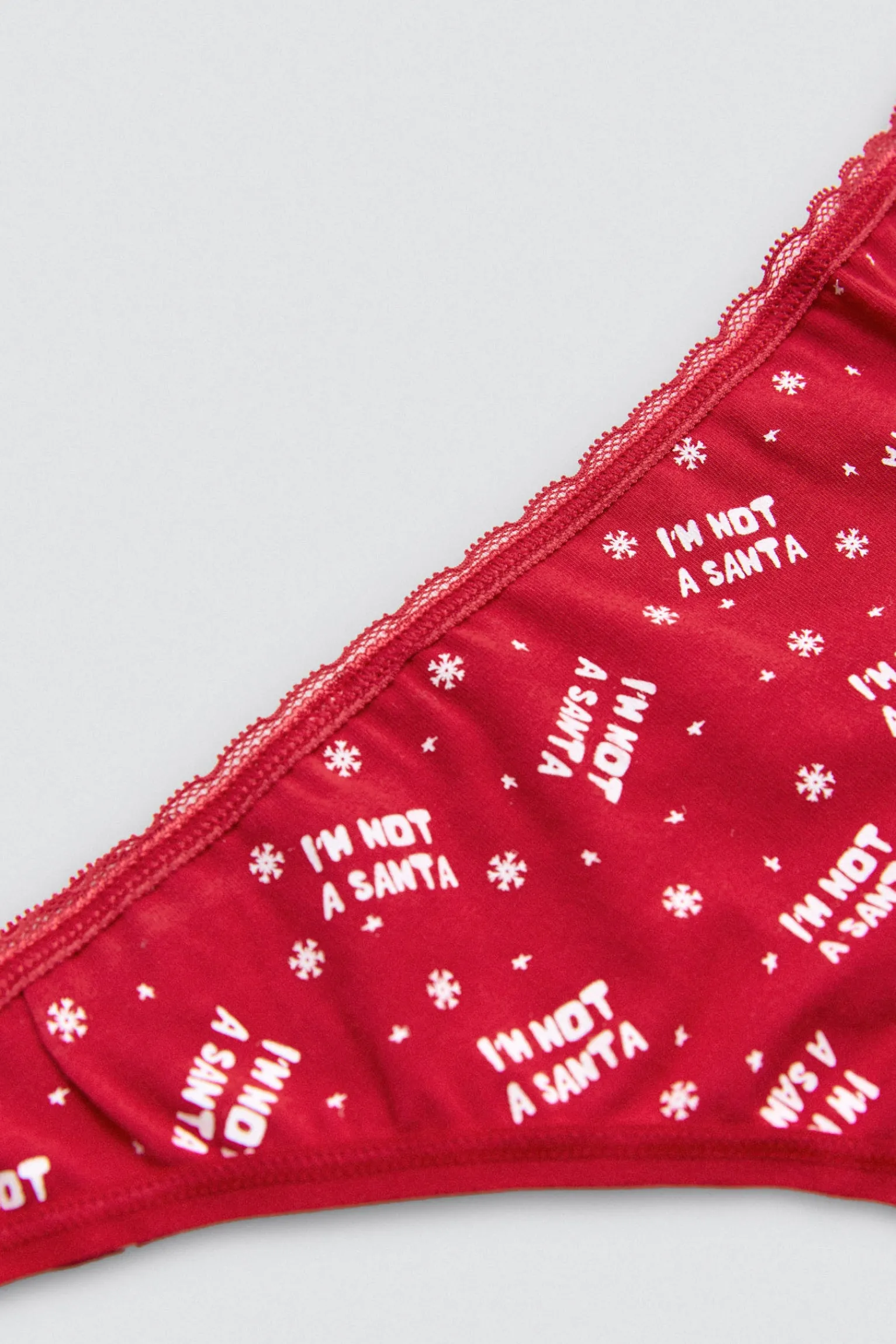 Tanga mujer estampado navideño<Ysabel Mora New