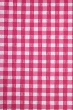 Top bikini bandeau vichy con textura copa C<Ysabel Mora Online