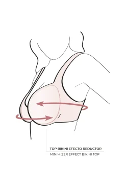 Top bikini reductor copas grandes D y F<Ysabel Mora Discount