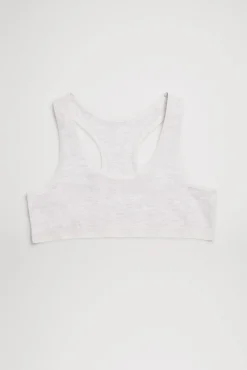 Top juvenil espalda nadadora gris<Ysabel Mora