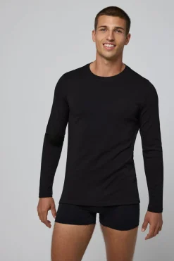 TÉRMICO Camiseta control de temperatura manga larga negro<Ysabel Mora