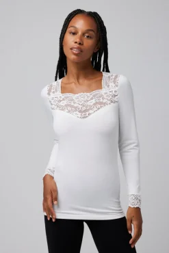 TÉRMICO Camiseta encaje manga larga<Ysabel Mora Best