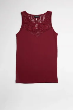 TÉRMICO Camiseta encaje sin mangas<Ysabel Mora Clearance