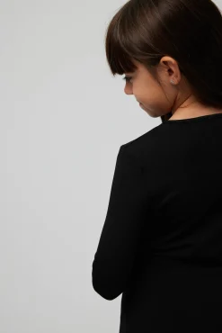 TÉRMICO Camiseta infantil manga larga negra<Ysabel Mora