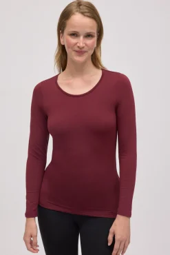 TÉRMICO Camiseta interior térmica manga larga granate<Ysabel Mora Hot