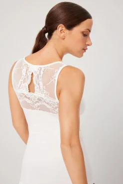 TÉRMICO Camiseta térmica mujer tirantes con encaje marfil<Ysabel Mora Outlet