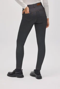 TÉRMICO Leggings afelpados efecto vaquero skinny negro<Ysabel Mora New