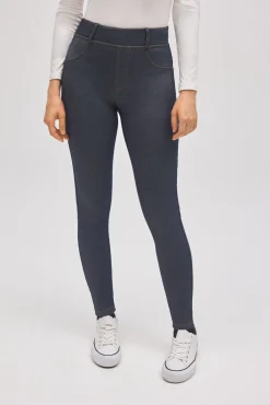 TÉRMICO Leggings afelpados efecto vaquero skinny marino<Ysabel Mora Online