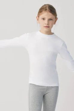 TÉRMICO LIGERO Camiseta manga larga cuello semicisne blanca<Ysabel Mora Online