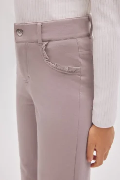 TÉRMICO LIGERO Pantalón niña ancho detalle bolsillos<Ysabel Mora Discount