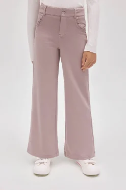 TÉRMICO LIGERO Pantalón niña ancho detalle bolsillos<Ysabel Mora Discount