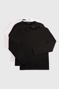 TÉRMICO Pack 3 camisetas y blanco mujer manga larga<Ysabel Mora Hot