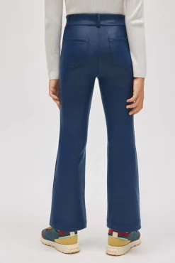 TÉRMICO Pantalón afelpado niña efecto piel flare marino<Ysabel Mora