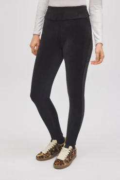 ULTRA TÉRMICO Leggings efecto pana afelpado polar negro<Ysabel Mora Hot