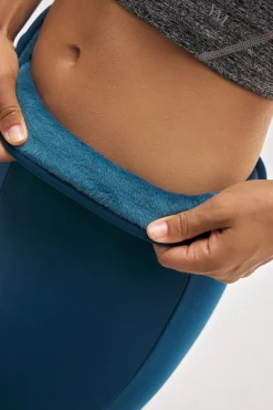 ULTRA TÉRMICO Leggings estilo deportivo afelpado polar azul<Ysabel Mora Online