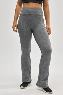 ULTRA TÉRMICO Leggings flare estilo deportivo afelpado polar gris<Ysabel Mora Outlet