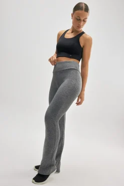 ULTRA TÉRMICO Leggings flare estilo deportivo afelpado polar gris<Ysabel Mora Outlet