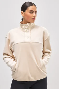 ULTRA TÉRMICO Sudadera deportiva afelpada polar beige<Ysabel Mora