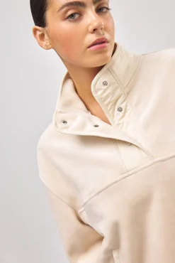 ULTRA TÉRMICO Sudadera deportiva afelpada polar beige<Ysabel Mora