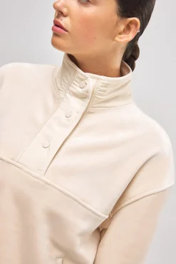 ULTRA TÉRMICO Sudadera deportiva afelpada polar beige<Ysabel Mora