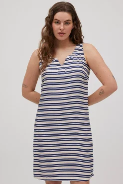 Vestido bata tirantes anchos rayas<Ysabel Mora Sale