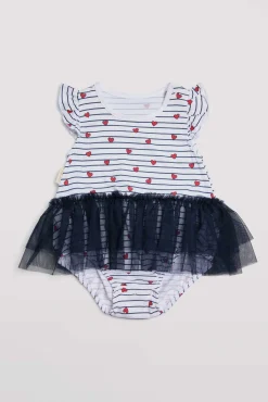 Vestido body bebé tirantes falda de tul<Ysabel Mora Hot