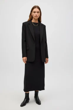 Vestido largo punto canalé<Ysabel Mora New