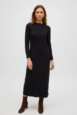 Vestido largo punto canalé<Ysabel Mora New