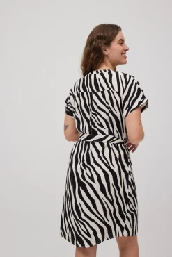 Vestido midi camisero animal print<Ysabel Mora Sale