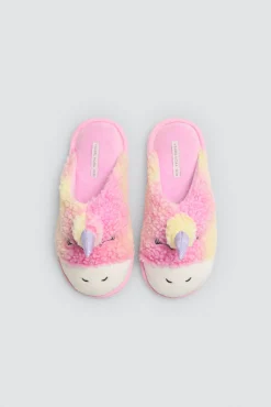 Zapatillas de casa infantiles unicornio 3D<Ysabel Mora