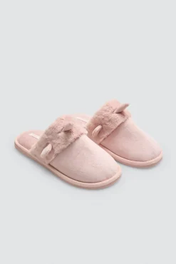 Zapatillas de casa orejas 3D y pelo<Ysabel Mora Clearance